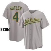 Lawrence Butler Men's Oakland Athletics Gray Replica Away 2.0 Jersey