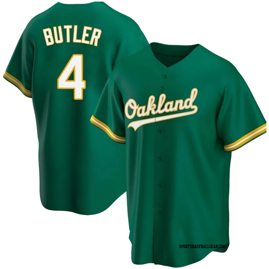 Lawrence Butler Youth Oakland Athletics Green Replica Kelly Alternate Jersey
