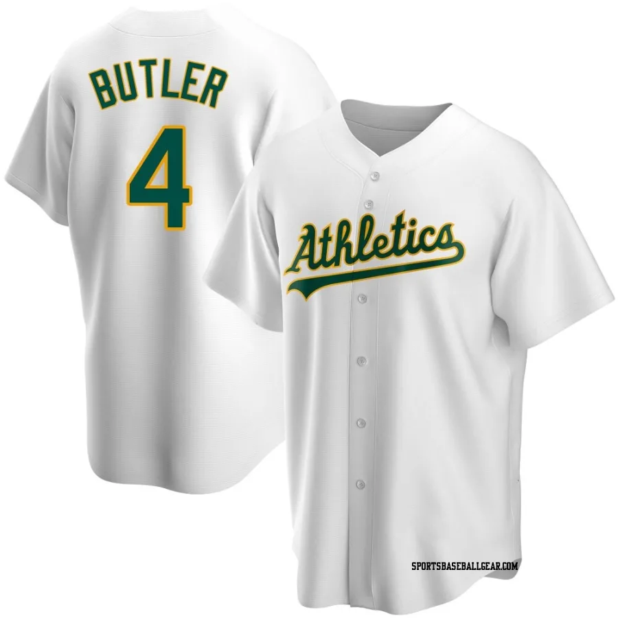 Lawrence Butler Youth Oakland Athletics White Replica Home Jersey