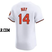 Lee May Men's Baltimore Orioles White Elite Home Jersey