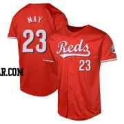 Lee May Men's Cincinnati Reds Red Limited Alternate Jersey