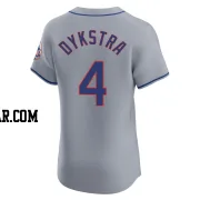 Lenny Dykstra Men's New York Mets Gray Elite Road Jersey