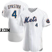 Lenny Dykstra Men's New York Mets White Authentic Home Jersey