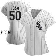 Lenyn Sosa Women's Chicago White Sox White Authentic Home Jersey