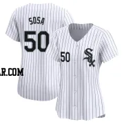 Lenyn Sosa Women's Chicago White Sox White Limited Home Jersey
