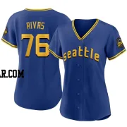 Leo Rivas Women's Seattle Mariners Royal Authentic 2023 City Connect Jersey
