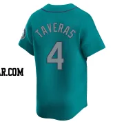 Leody Taveras Youth Seattle Mariners Aqua Limited Alternate Jersey