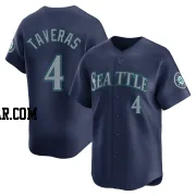 Leody Taveras Youth Seattle Mariners Navy Limited Road Jersey