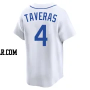 Leody Taveras Youth Seattle Mariners White Limited Throwback Cooperstown Collection Jersey