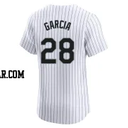 Leury Garcia Men's Chicago White Sox White Elite Home Jersey