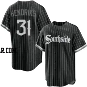 Liam Hendriks Men's Chicago White Sox Black Replica 2021 City Connect Jersey