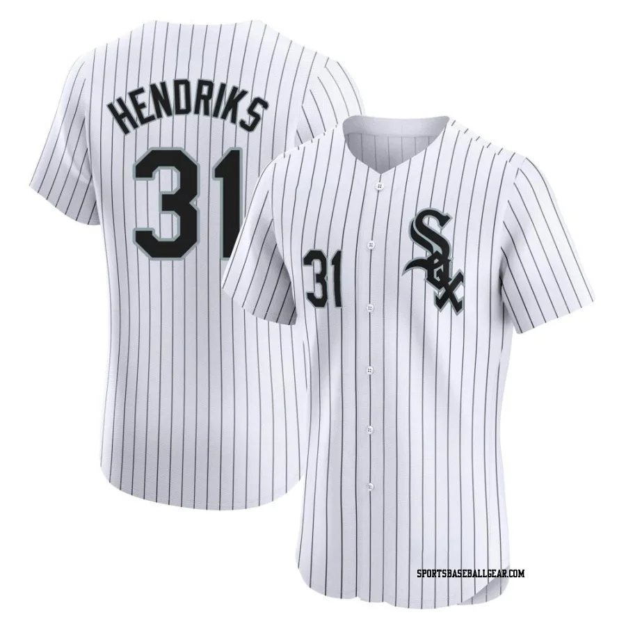 Liam Hendriks Men's Chicago White Sox White Elite Home Jersey