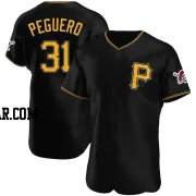 Liover Peguero Men's Pittsburgh Pirates Black Authentic Alternate Jersey
