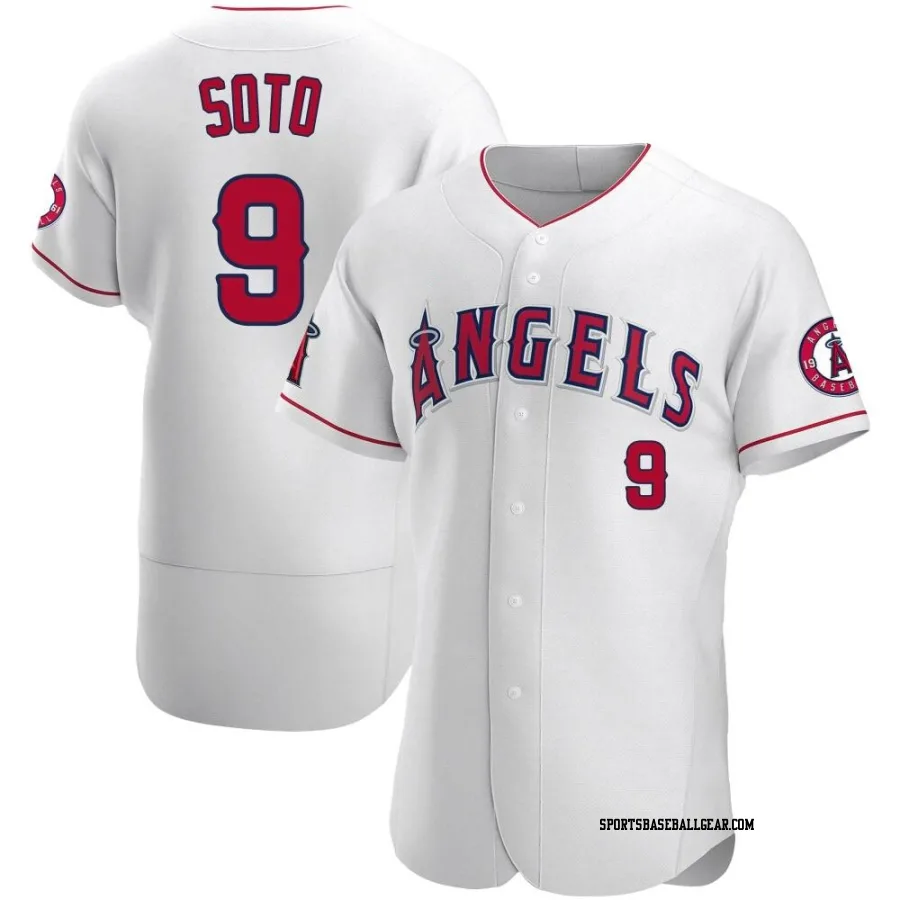 Livan Soto Men's Los Angeles Angels White Authentic Jersey