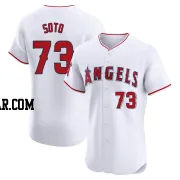 Livan Soto Men's Los Angeles Angels White Elite Home Jersey