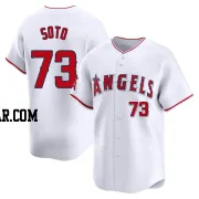 Livan Soto Men's Los Angeles Angels White Limited Home Jersey