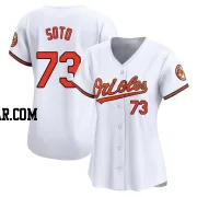 Livan Soto Women's Baltimore Orioles White Limited Home Jersey