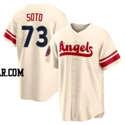 Livan Soto Youth Los Angeles Angels Cream Replica 2022 City Connect Jersey