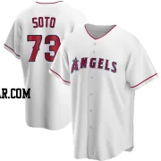 Livan Soto Youth Los Angeles Angels White Replica Home Jersey