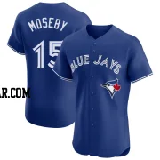 Lloyd Moseby Men's Toronto Blue Jays Royal Elite Alternate Jersey