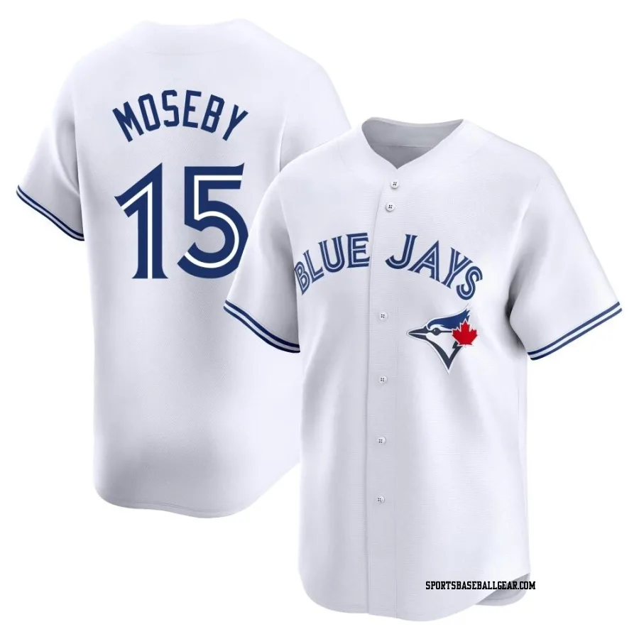 Lloyd Moseby Men's Toronto Blue Jays White Limited Home Jersey
