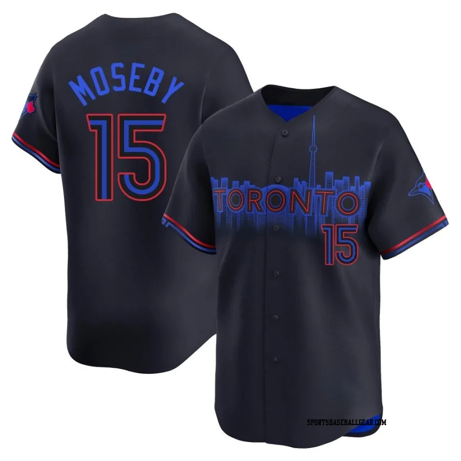 Lloyd Moseby Youth Toronto Blue Jays Black Limited 2024 City Connect Jersey