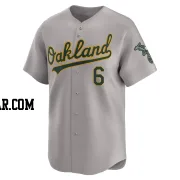 Logan Davidson Youth Oakland Athletics Gray Limited Away Jersey