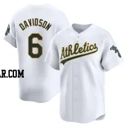 Logan Davidson Youth Oakland Athletics White Limited Home Jersey