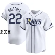 Logan Driscoll Youth Tampa Bay Rays White Limited Home Jersey