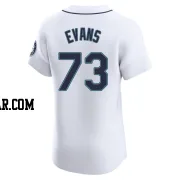 Logan Evans Men's Seattle Mariners White Elite Home Jersey