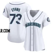 Logan Evans Women's Seattle Mariners White Limited Home Jersey