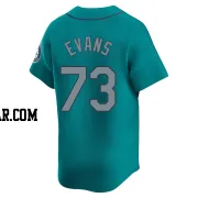 Logan Evans Youth Seattle Mariners Aqua Limited Alternate Jersey