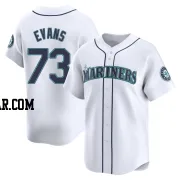 Logan Evans Youth Seattle Mariners White Limited Home Jersey