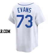 Logan Evans Youth Seattle Mariners White Limited Throwback Cooperstown Collection Jersey