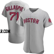 Logan Gillaspie Men's Boston Red Sox Gray Authentic Road Jersey