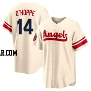Logan O'Hoppe Men's Los Angeles Angels Cream Replica 2022 City Connect Jersey