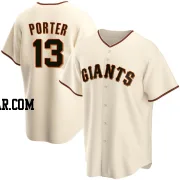 Logan Porter Men's San Francisco Giants Cream Replica Home Jersey