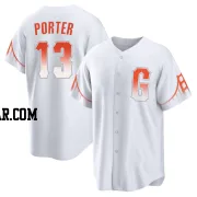 Logan Porter Men's San Francisco Giants White Replica 2021 City Connect Jersey