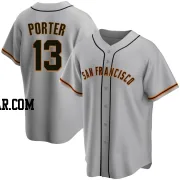 Logan Porter Youth San Francisco Giants Gray Replica Road Jersey