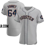 Logan VanWey Men's Houston Astros Gray Authentic Road Jersey