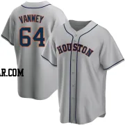 Logan VanWey Men's Houston Astros Gray Replica Road Jersey