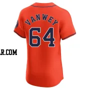 Logan VanWey Men's Houston Astros Orange Elite Alternate Vapor Premier Jersey