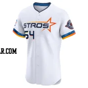 Logan VanWey Men's Houston Astros White Elite 2025 City Connect Jersey