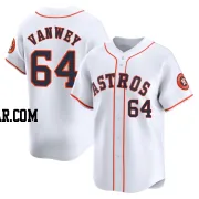Logan VanWey Men's Houston Astros White Limited Home Jersey