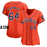 Logan VanWey Women's Houston Astros Orange Limited Alternate Jersey