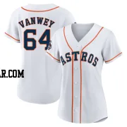 Logan VanWey Women's Houston Astros White Replica 2022 World Series Champions Home Jersey