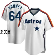 Logan VanWey Youth Houston Astros White Replica Home Cooperstown Collection Team Jersey