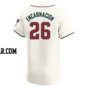 Lorenzo Encarnacion Men's Arizona Diamondbacks Cream Elite Home Jersey