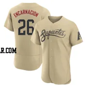 Lorenzo Encarnacion Men's Arizona Diamondbacks Gold Authentic 2021 City Connect Jersey
