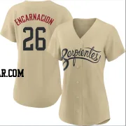 Lorenzo Encarnacion Women's Arizona Diamondbacks Gold Authentic 2021 City Connect Cool Base Jersey